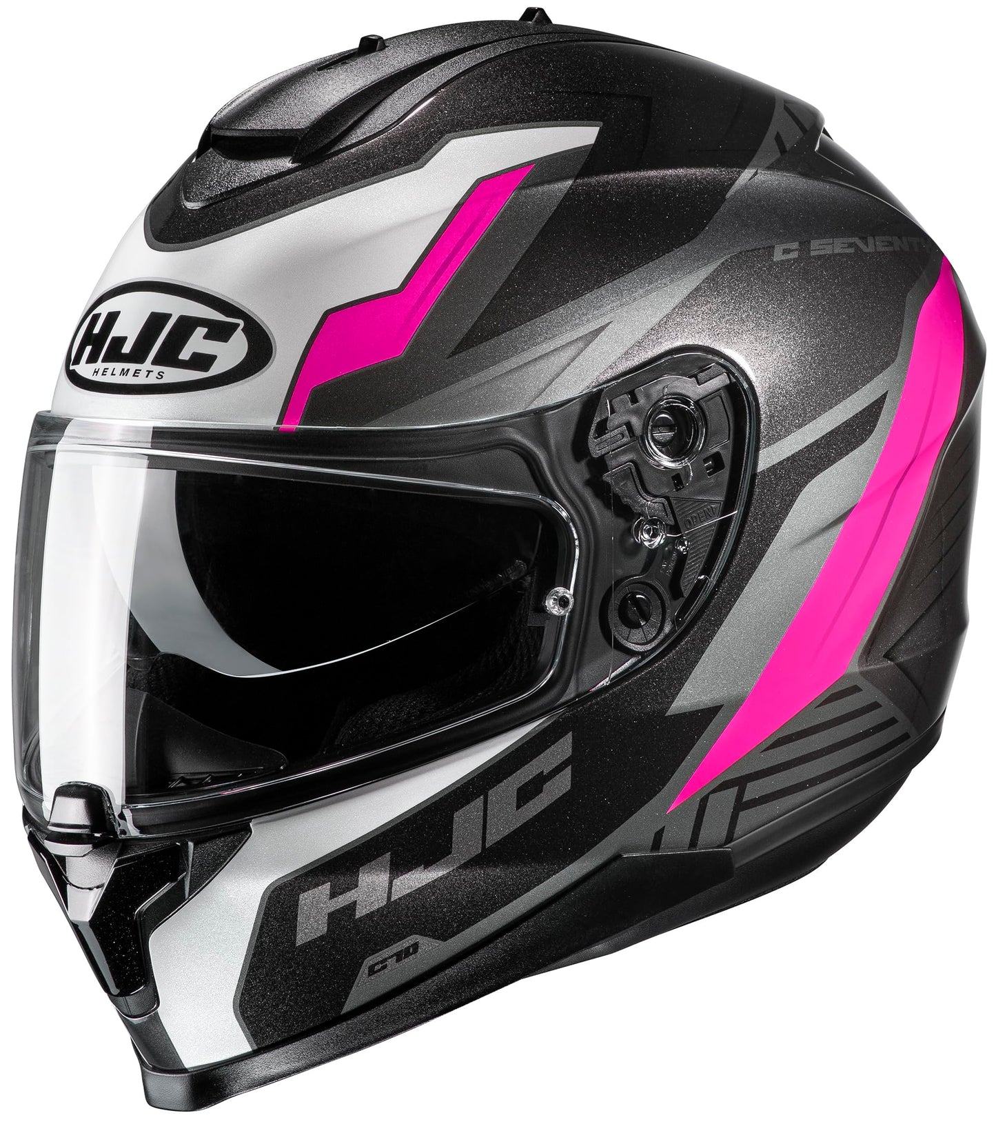 HJC C70 Silon Helmet (MC8 Pink/Grey) - Medium