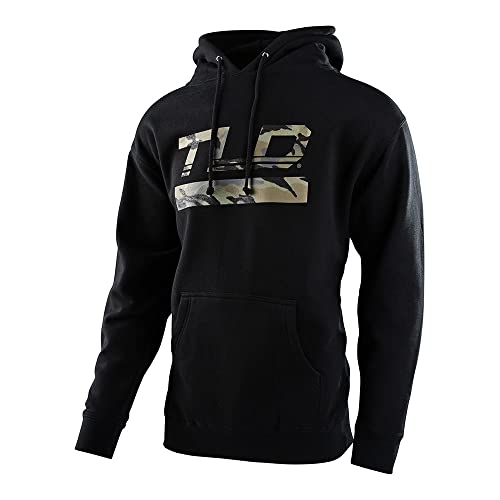 Troy Lee Designs Motocross/Bike Racing Pullover Hoodie for Youth, Speed Logo Black, Small