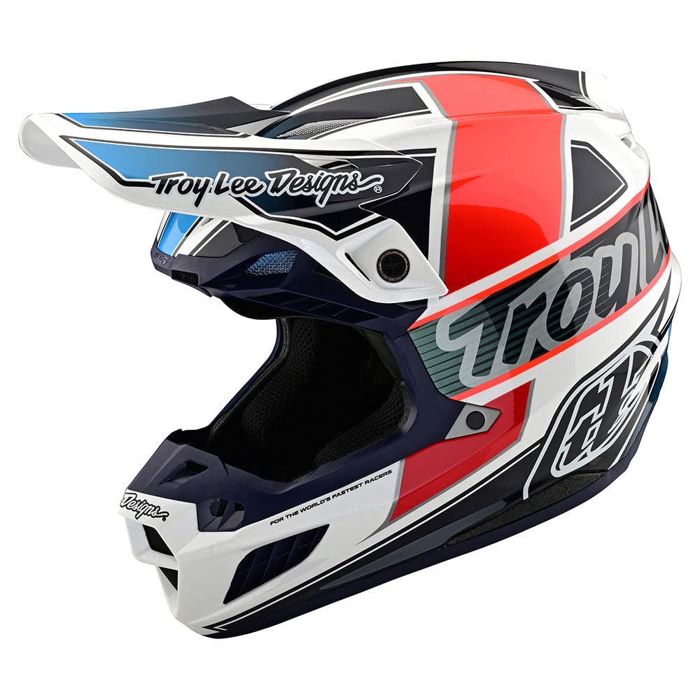 Troy Lee Designs SE5 Composite Motocross Helmet W/MIPS (Team White / Black)