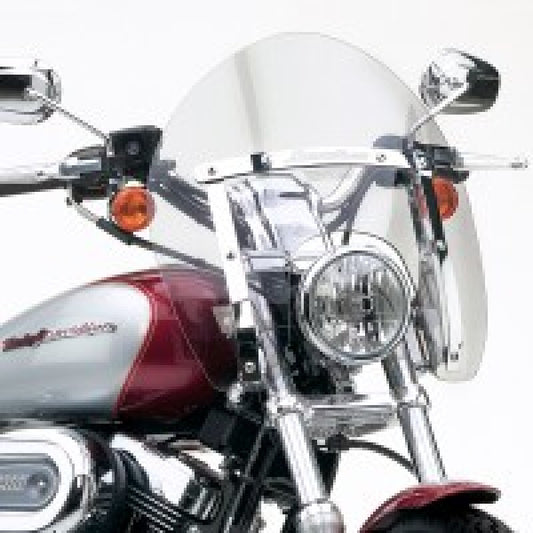 National Cycle 80-05 Harley FX Wide Glide/84-12 FXST Softail Switchblade Windshield Shorty -Tinted