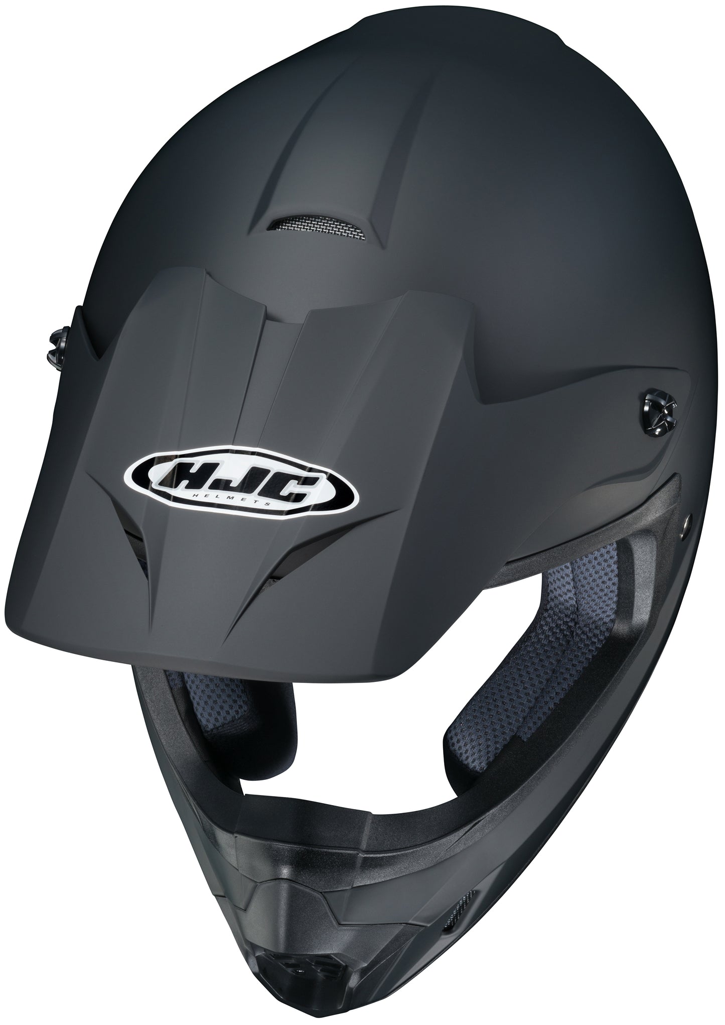 HJC CS-MX 2 Motorcycle Helmet (Matte Black) - Medium