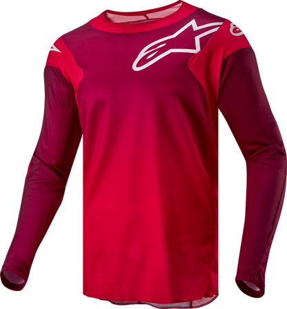 Alpinestars Men's Racer Hoen MX Jersey (Mars Red/Burgundy) - 2XL