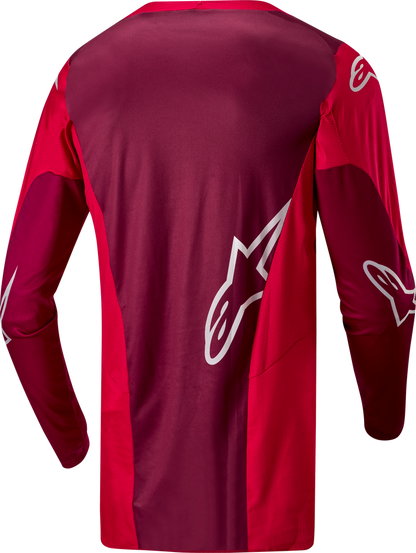 Alpinestars Men's Racer Hoen MX Jersey (Mars Red/Burgundy) - 2XL