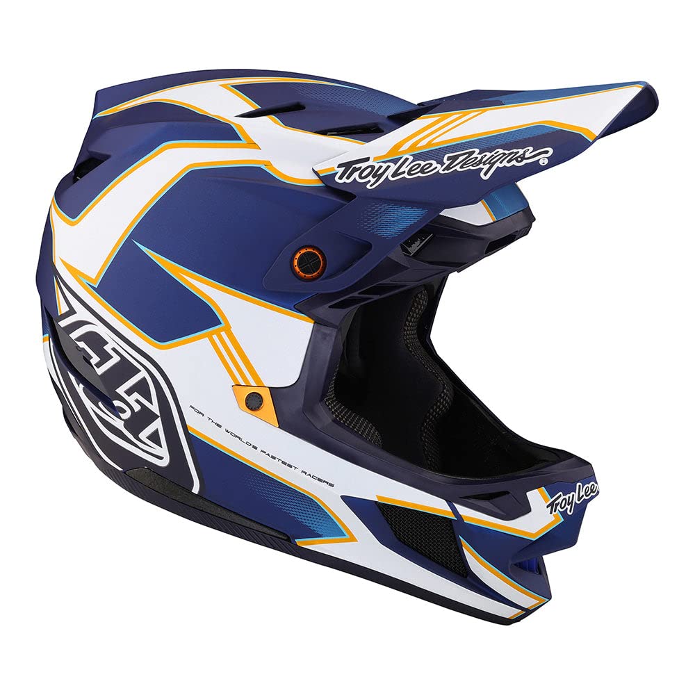 Troy Lee Designs D4 Composite Matrix Full Face Mountain Bike Helmet (Blue)