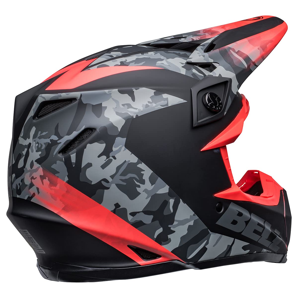 Bell Moto-9 MIPS Dirt Helmet (Venom Matte Black Camo/Infared - Small)