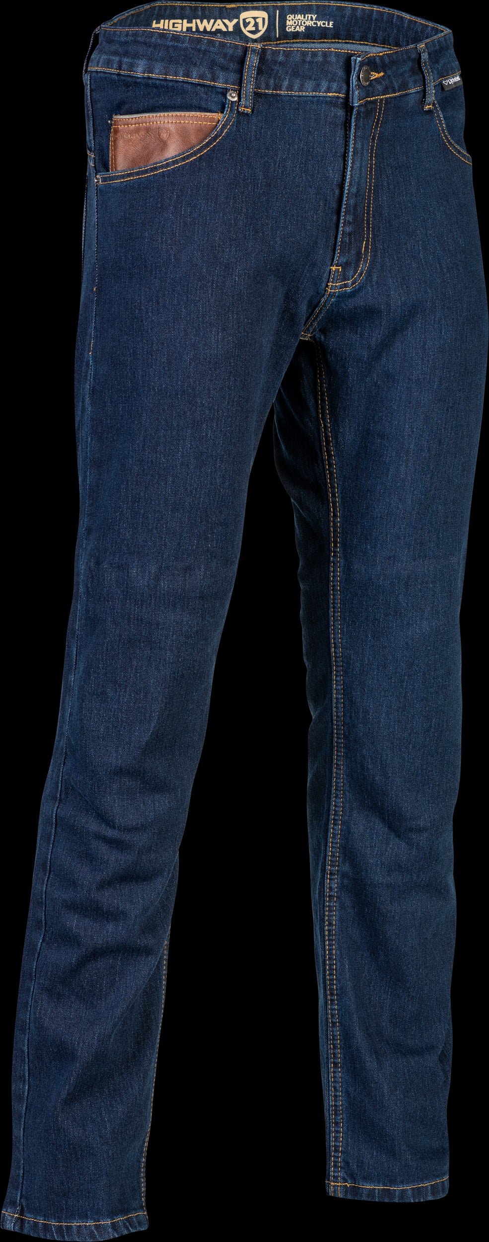 Highway 21 Stronghold Motorcycle Jeans (Blue)