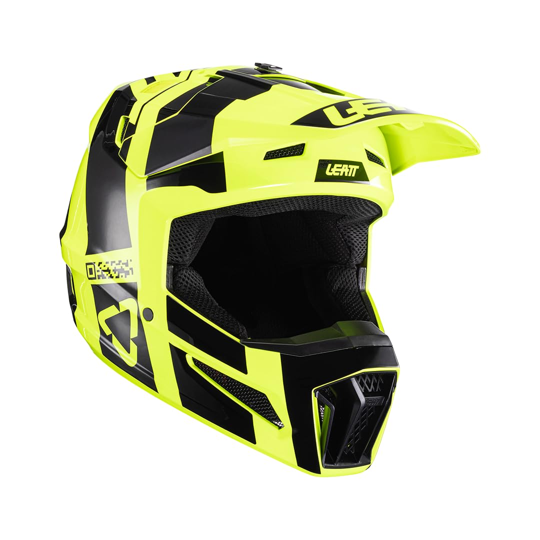 Leatt Helmet Moto 3.5 Jr V24 Citrus - Medium 51-52cm