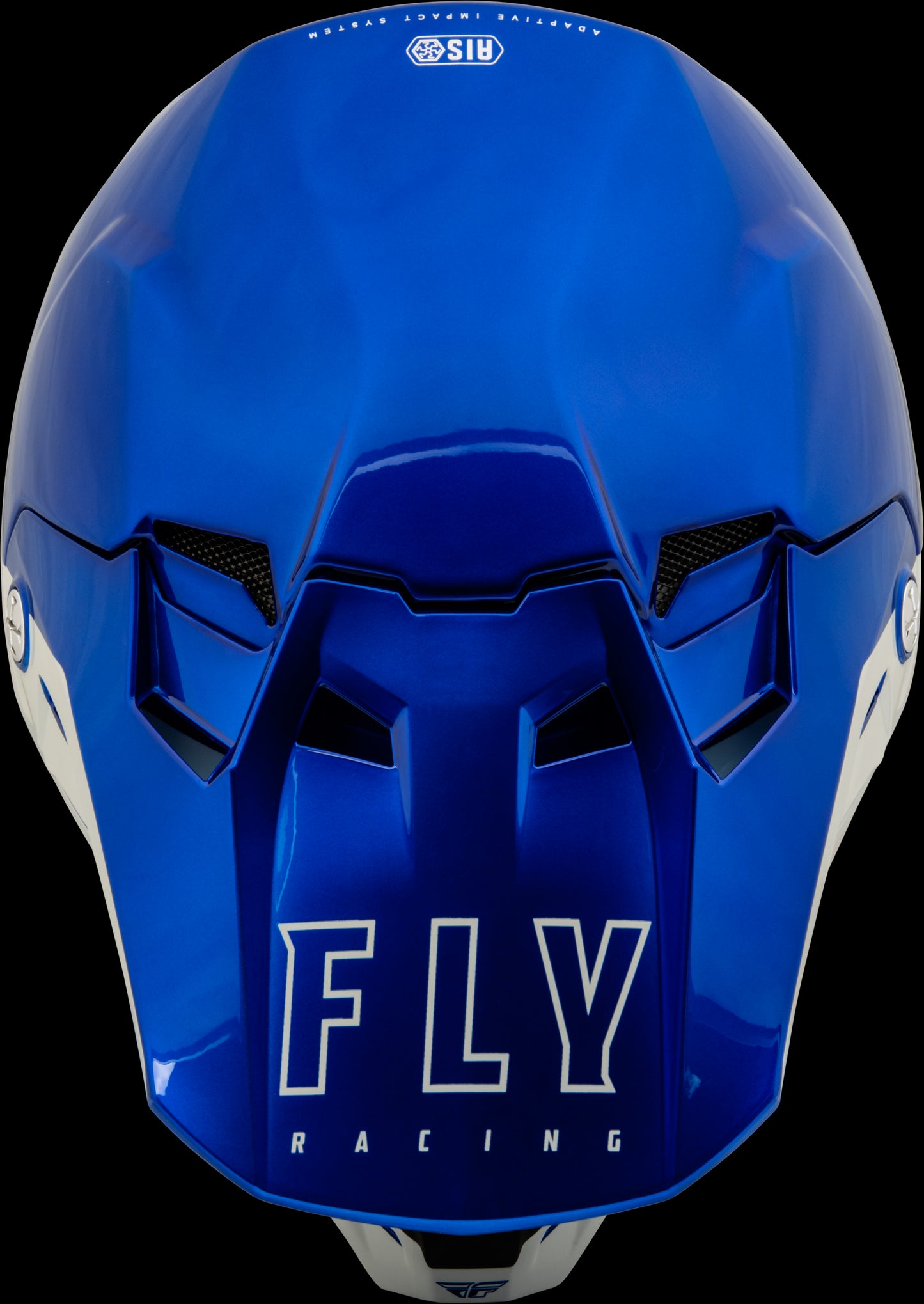 Fly Racing Formula CC Driver Helmet (Metallic Blue / Light Grey) - Youth Large