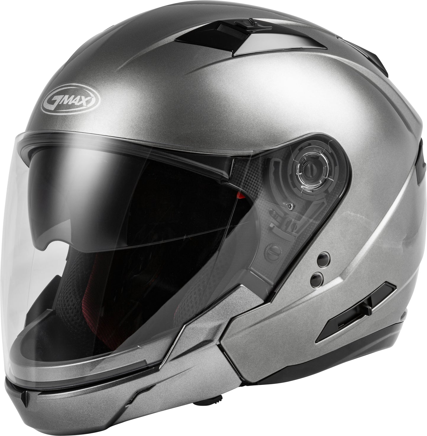 GMAX OF-77 Open-Face Motorcycle Helmet (Titanium) - XS