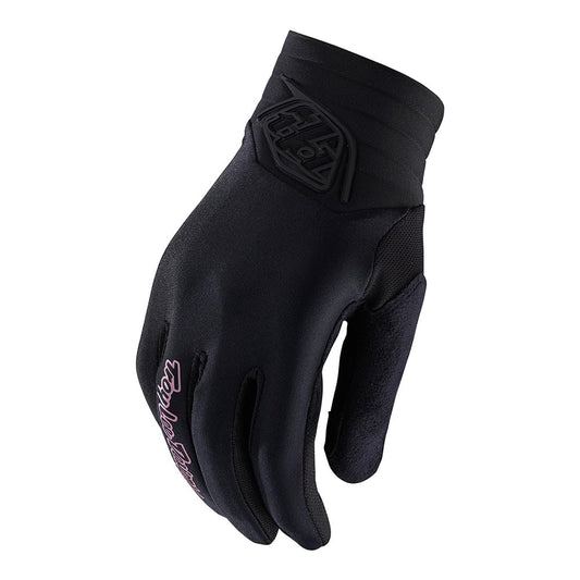 Troy Lee Designs Womens Luxe Glove, Solid Black, Large