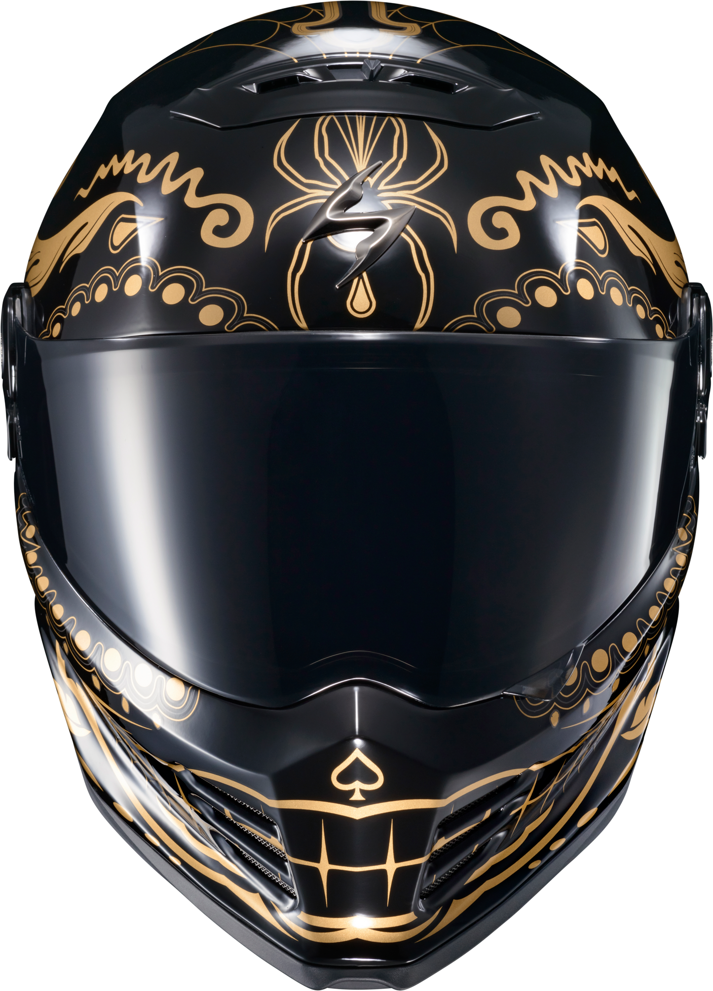 Covert Fx Full Face Helmet El Malo Gold/Gloss Black Xl