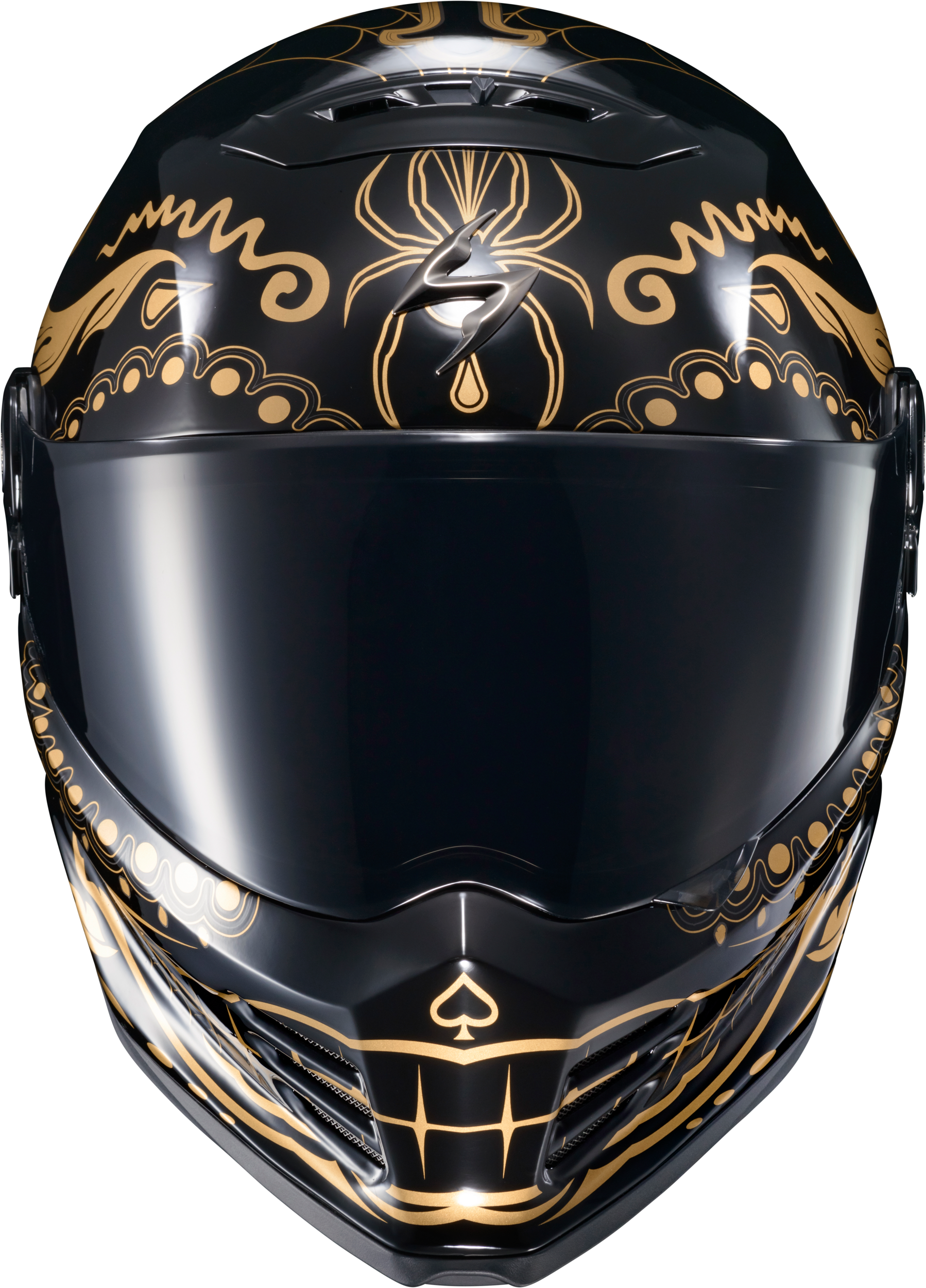 Covert Fx Full Face Helmet El Malo Gold/Gloss Black Xl