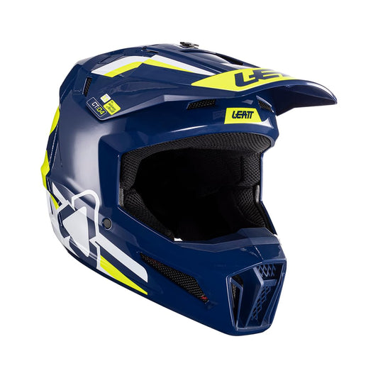 Leatt Helmet Moto 3.5 Jr V24 Blue - Large 53-54cm