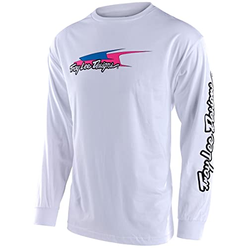 Troy Lee Designs 40th Anniversary Long Sleeve Tee Aero White, Small