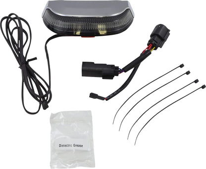 Ciro Crown Tail Light with Lightstrike Technology (Chrome w/ Red Lens)