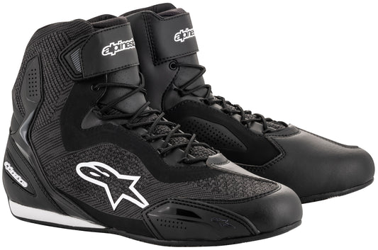 Alpinestars Faster-3 Knit Motorcycle Shoes (Black)