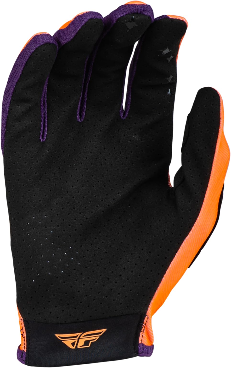 Fly Racing 2024 Girl's Lite Gloves (Neon Coral/Deep Purple) - Youth Large