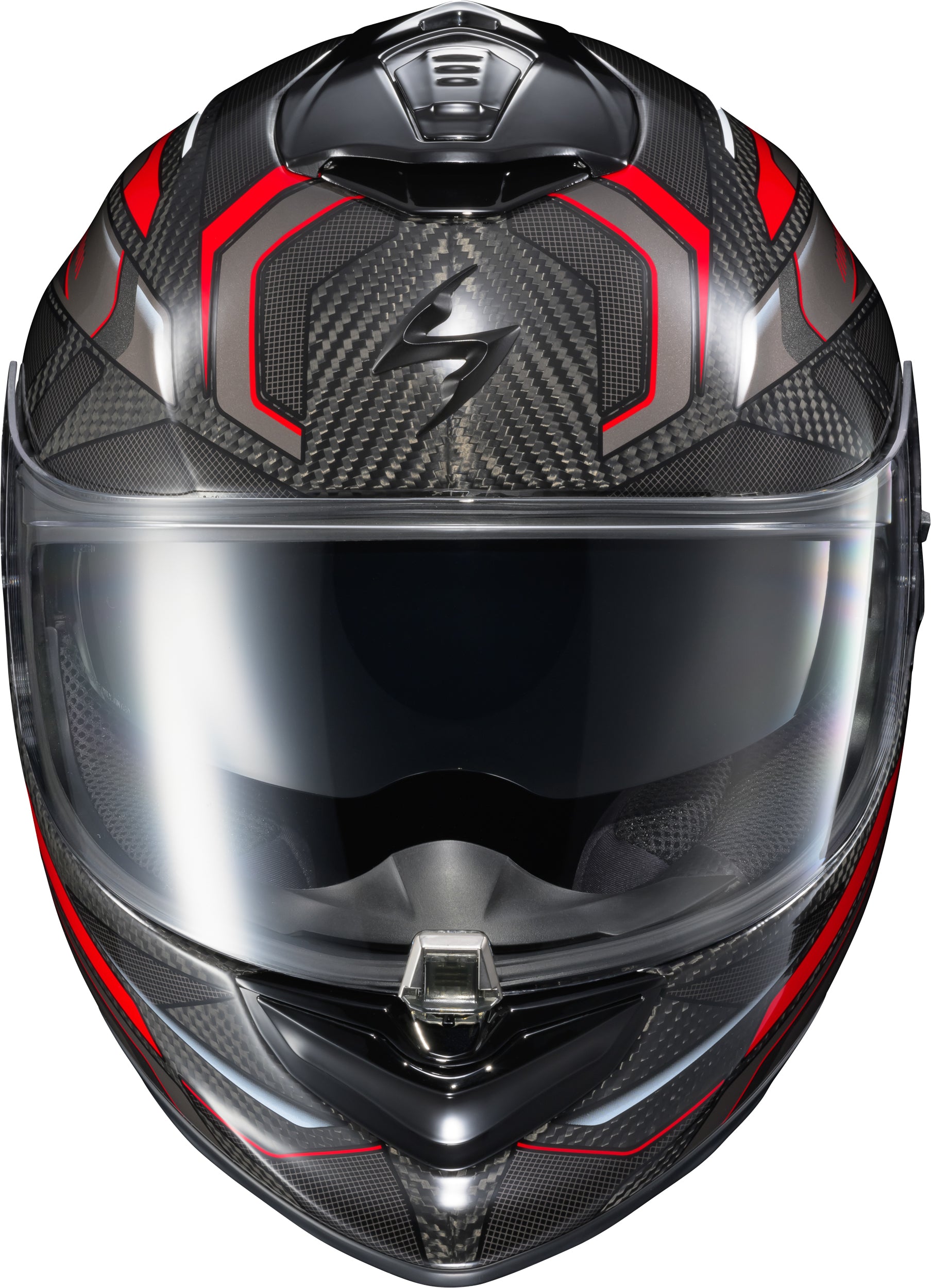 Exo St1400 Evo Carbon Helmet Hex Gloss Red Xl