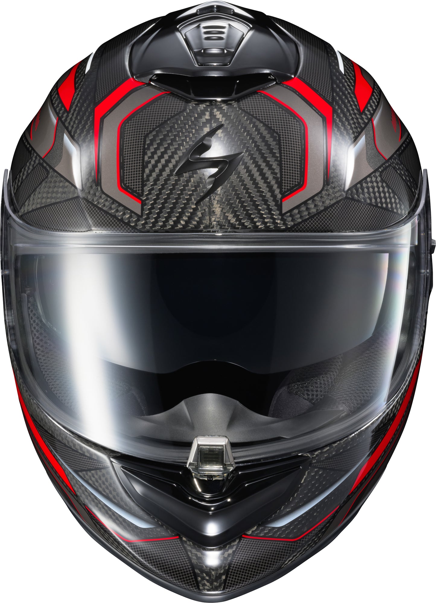 Exo St1400 Evo Carbon Helmet Hex Gloss Red Lg