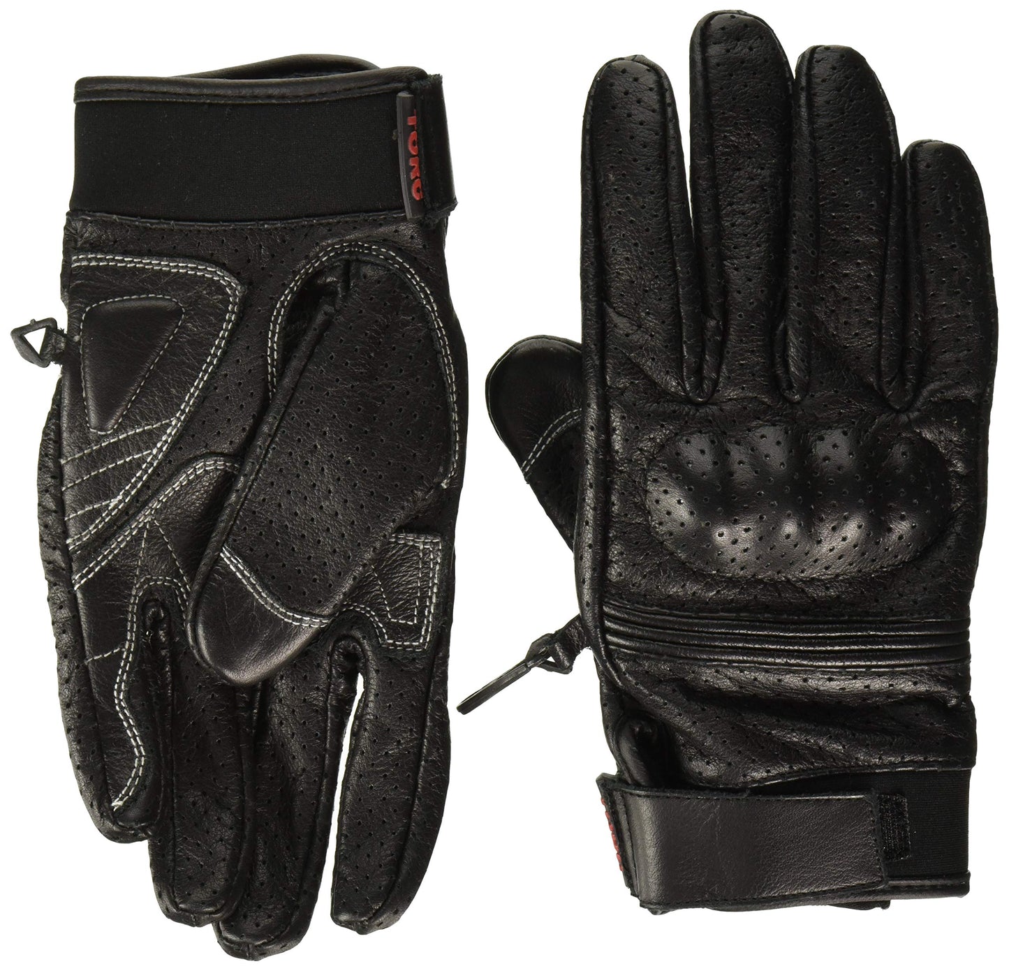 TORC Fairfax Leather Motorcycle Gloves (Black) - 2XL