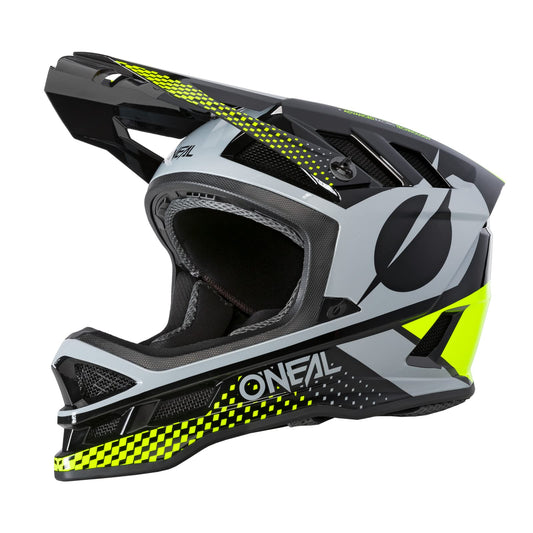 O'Neal Blade Polyacrylite Helmet (Ace Black/Neon Yellow) - Large