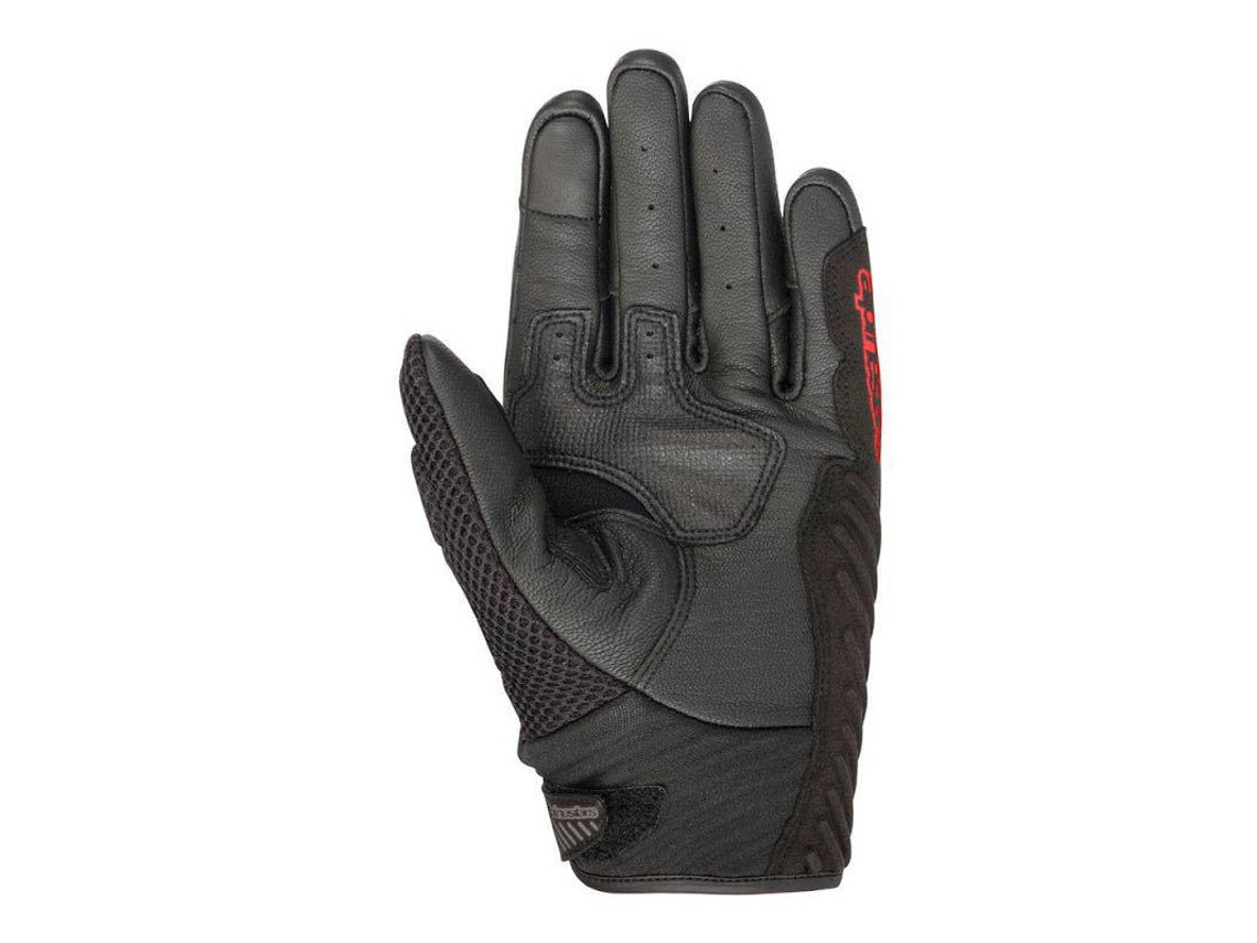 Alpinestars Men's SMX-1 Air v2 Motorcycle Gloves - Black/Red (Large)