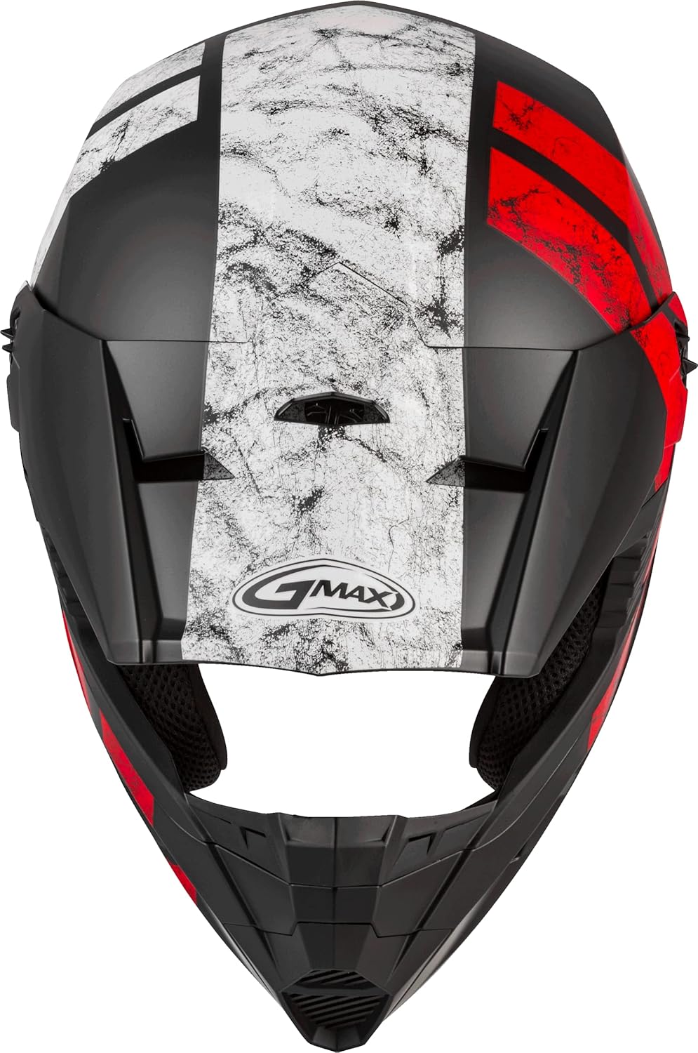 GMAX MX-46 Dominate MX Helmet (Matte Black/White/Red) - XL