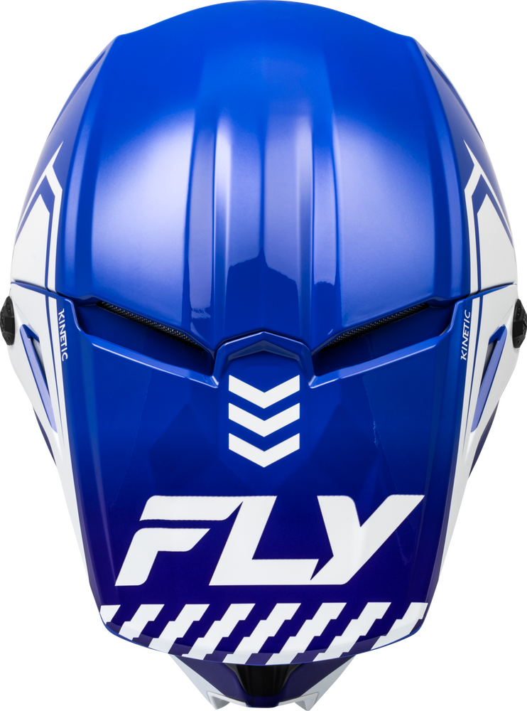 FLY Racing Adult Kinetic Menace Helmet (Blue/White)