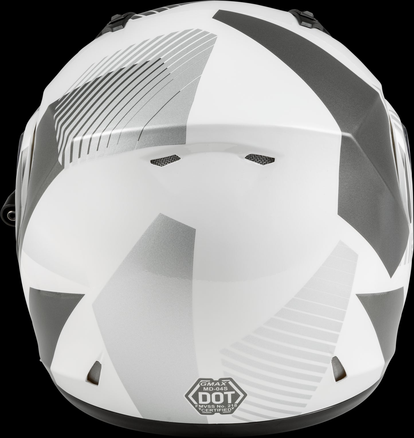 GMAX MD-04S Reserve Modular Snow Helmet w/ Electric Shield (White/Silver) - Medium