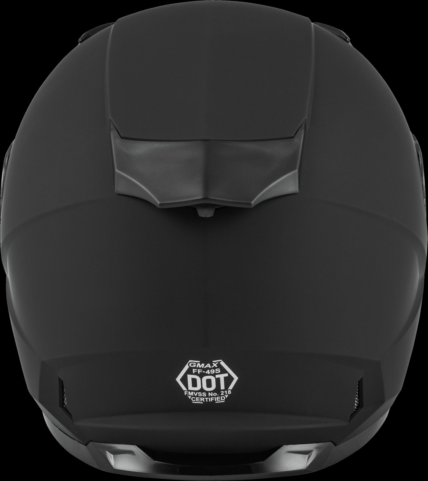 GMAX FF-49 Motorcycle Helmet (Matte Black) - Small