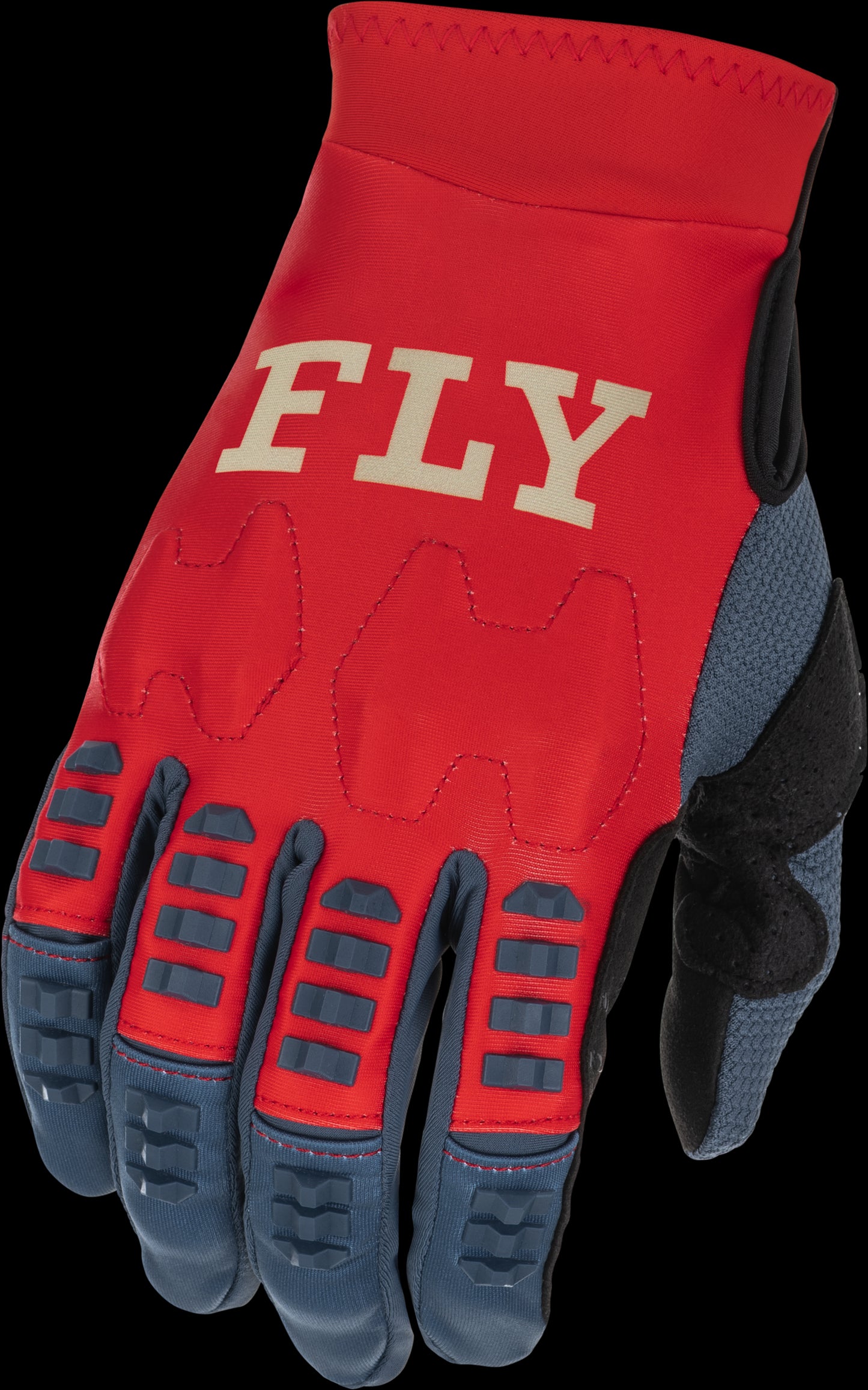 Fly Racing Adult Evolution DST Gloves (Red/Grey) - 3XL