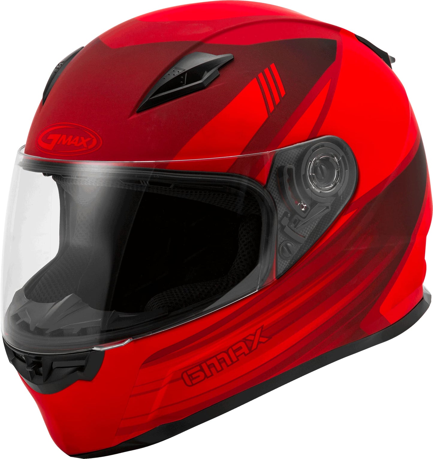 GMAX FF-49 Deflect Motorcycle Helmet (Matte Red)