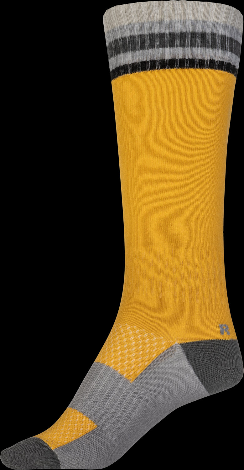 FLY Racing Adult MX Thin Socks (Yellow) - Small/Medium