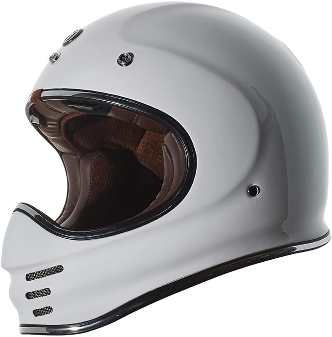 TORC T3 Retro Motorcycle Helmet (Gloss White)