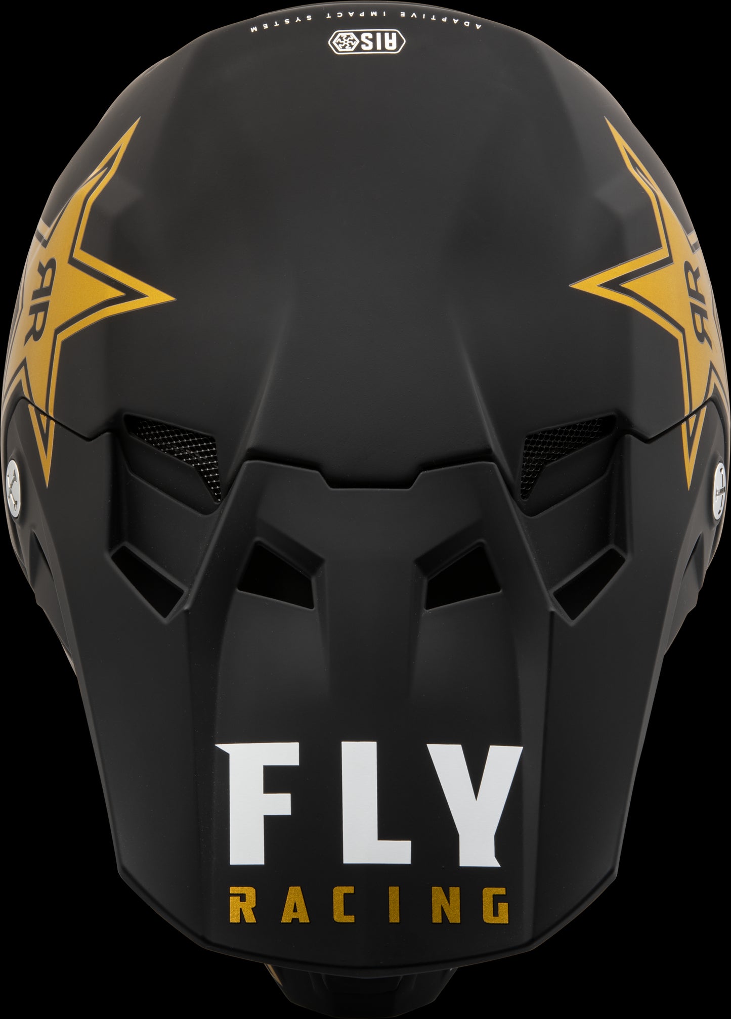 Fly Racing Formula CC Driver Helmet (Matte Black / Gold) - XL