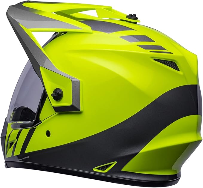 BELL MX-9 Adventure MIPS Adult Motorcycle Helmet (Dash Hi-Viz Yellow/Gray) - Large