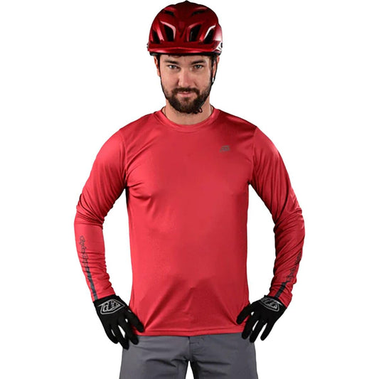 Troy Lee Designs Flowline Long-Sleeve Jersey - Men's Oasis, S