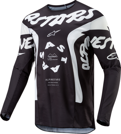 Alpinestars Men's Racer Hana MX Jersey (Black/White) - 2XL