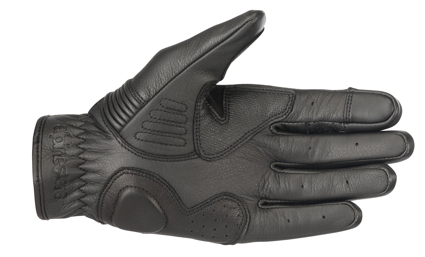 Alpinestars Crazy Eight Motorcycle Gloves (Black/Black) - Large