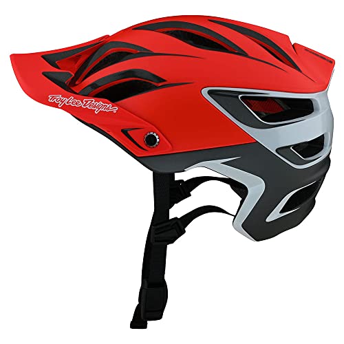 Troy Lee Designs A3 Uno Half Shell Mountain Bike Helmet W/MIPS  (Red)