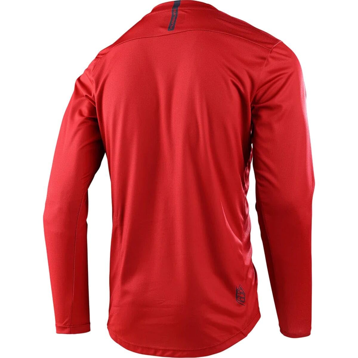 Troy Lee Designs Flowline Long Sleeve Jersey (Baked Apple) - Large