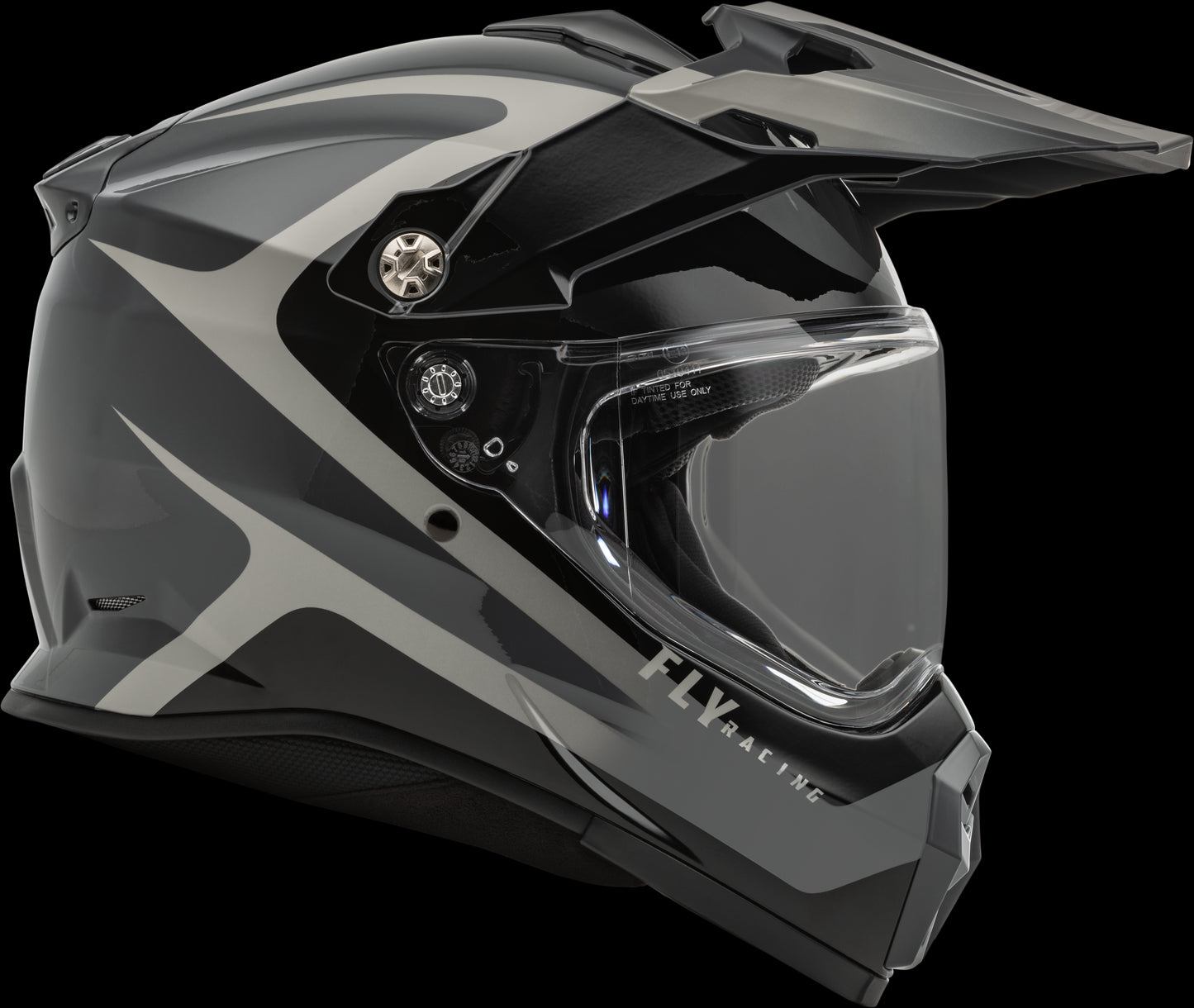 Fly Racing Trekker Pulse Helmet (Black / Grey) - XS