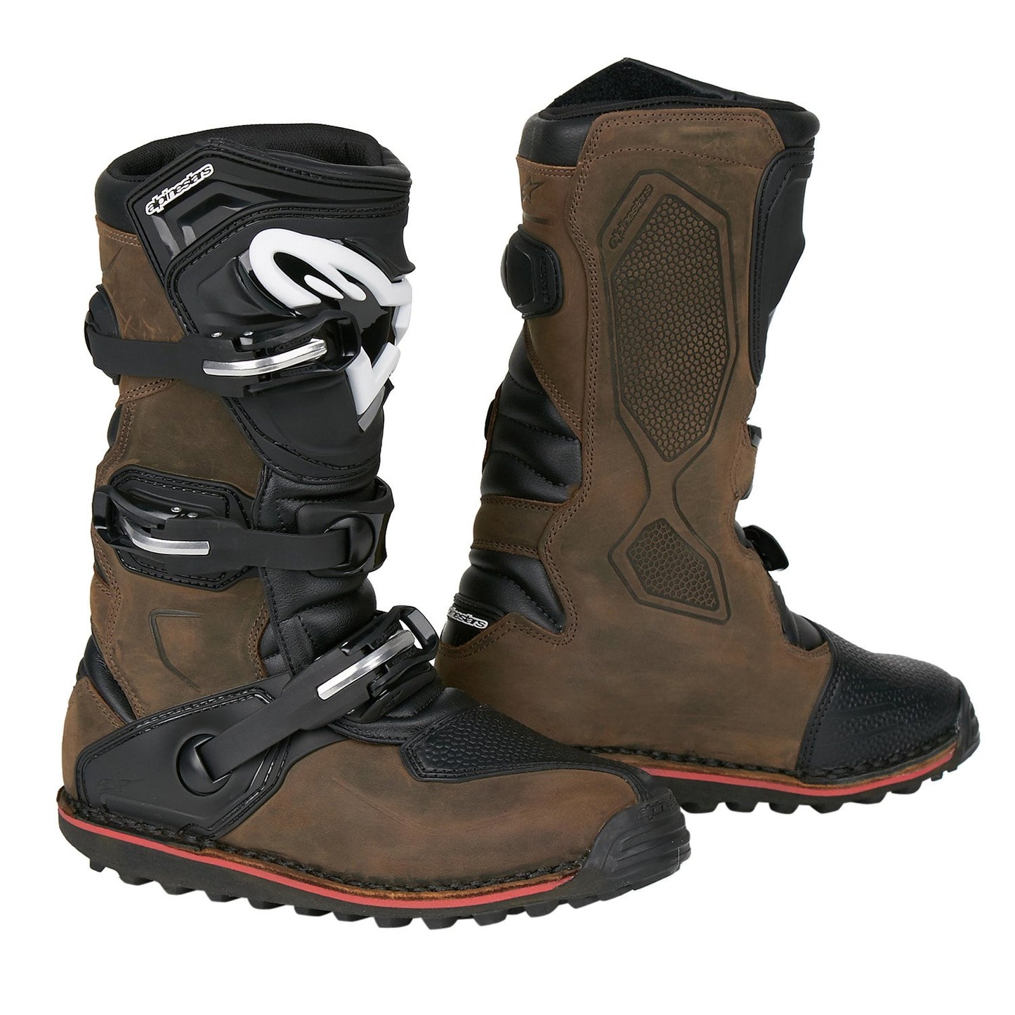 Alpinestars Tech T Boots (Brown Oiled Leather) Size 7