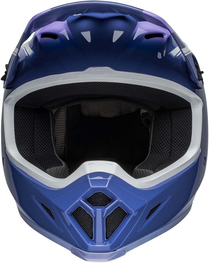 Bell MX-9 MIPS Dirt Helmet (Dart Gloss Purple/White)