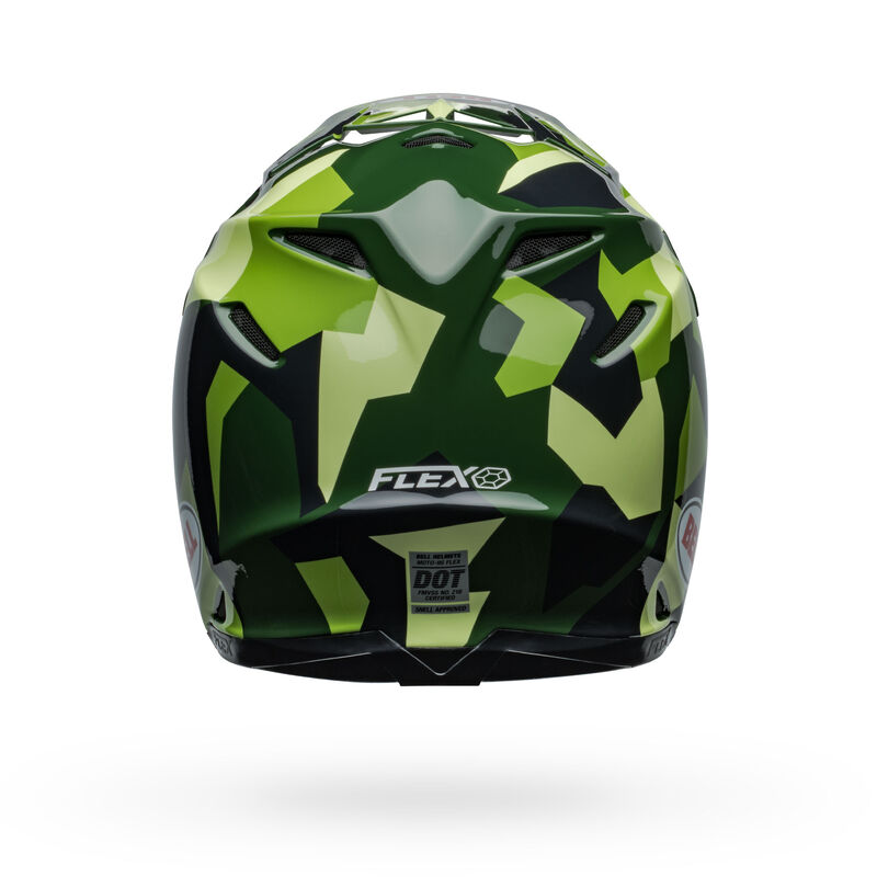 Bell Moto-9S Flex Helmets (Rover Gloss Olive Camo)