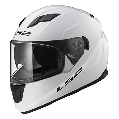 LS2 Helmets Full Face Stream Street Helmet (White - Small)