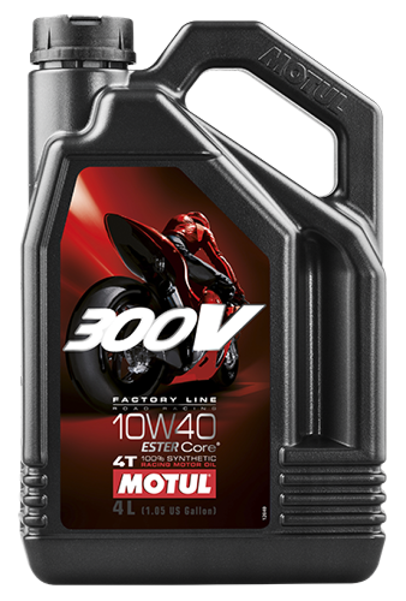 Motul 4L Synthetic-ester 300V Factory Line Road Racing 10W40