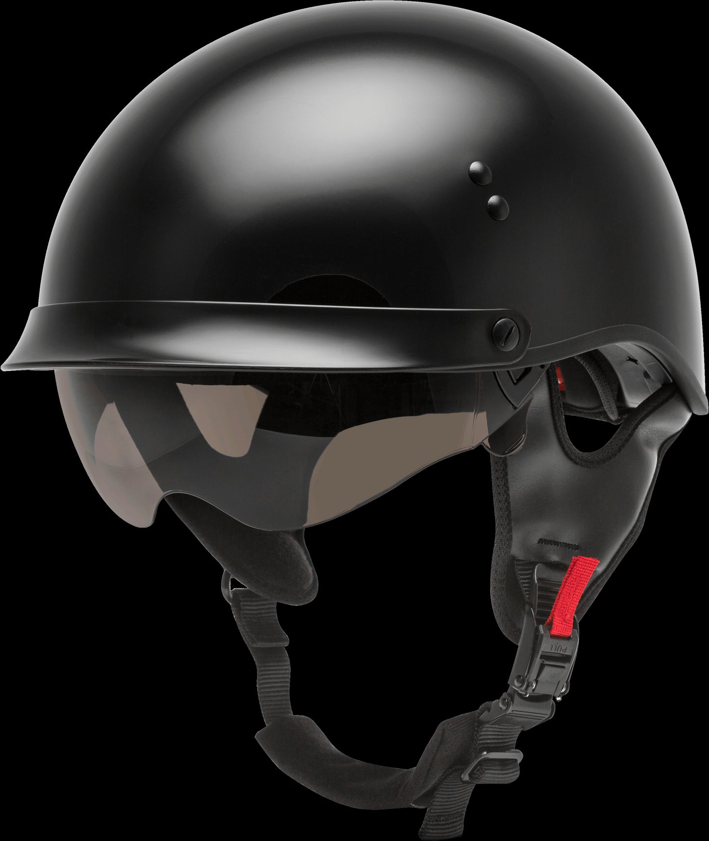 HH-65 Half Helmet Full Dressed (Black) - 2XL