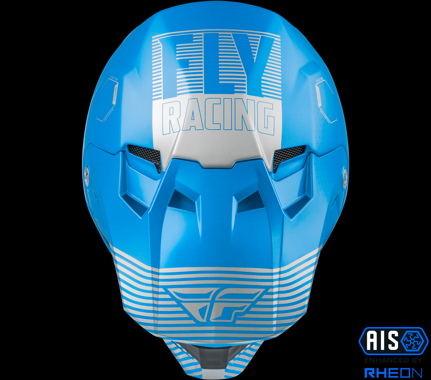 Fly Racing Formula CC Primary Helmet (Blue / Grey) - Large