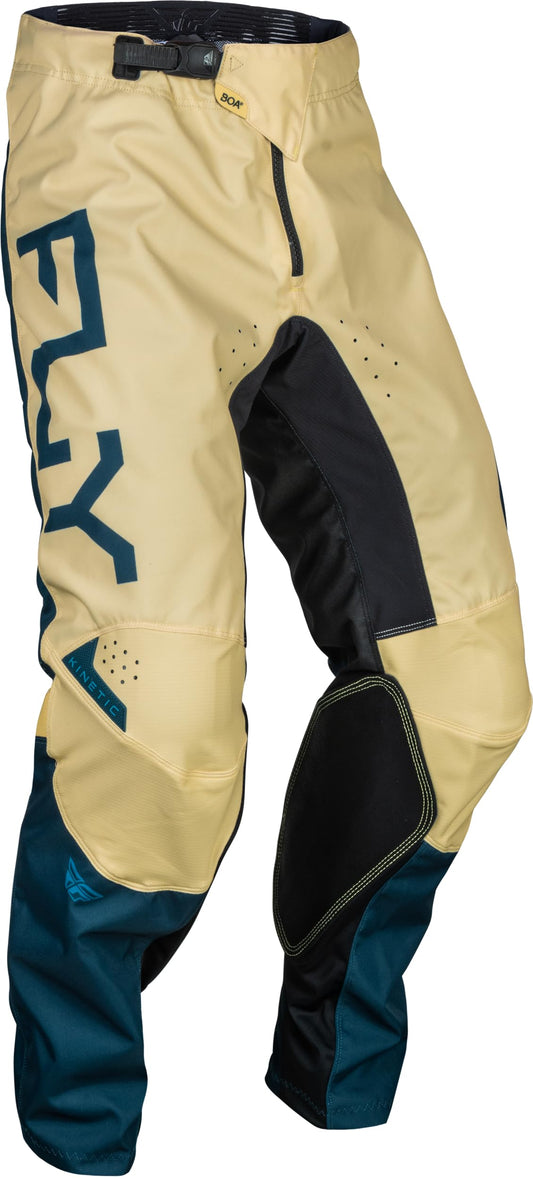 Fly Racing 2024 Adult Kinetic Reload Pants (Ivory/Navy/Cobalt)